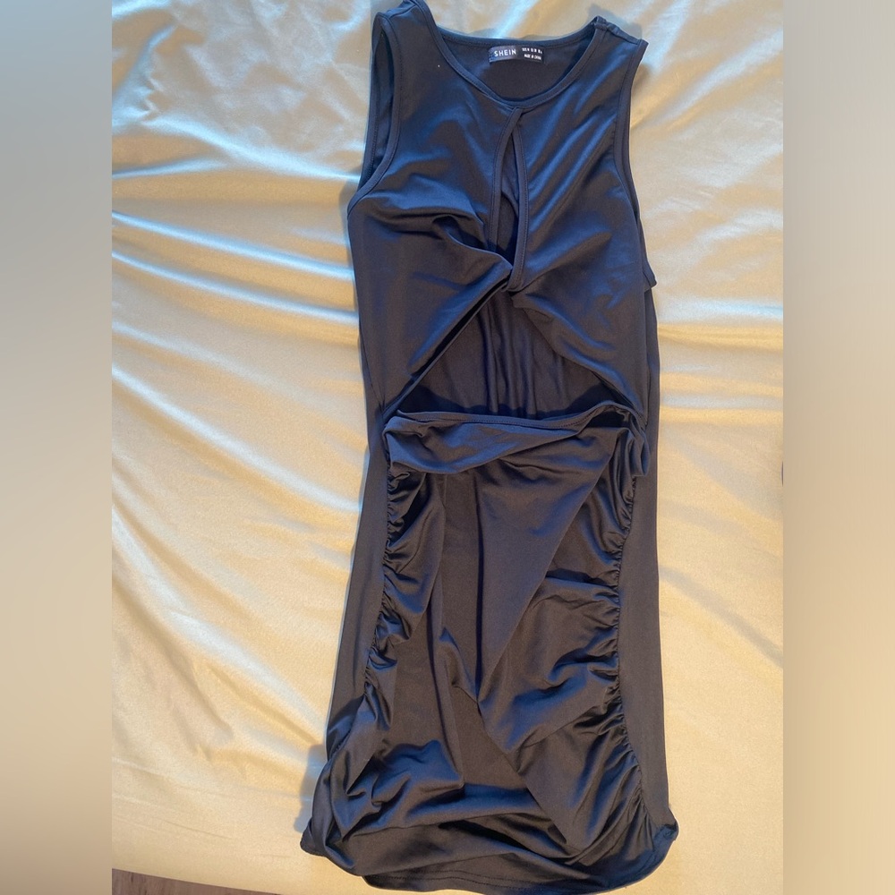 Black cutout dress